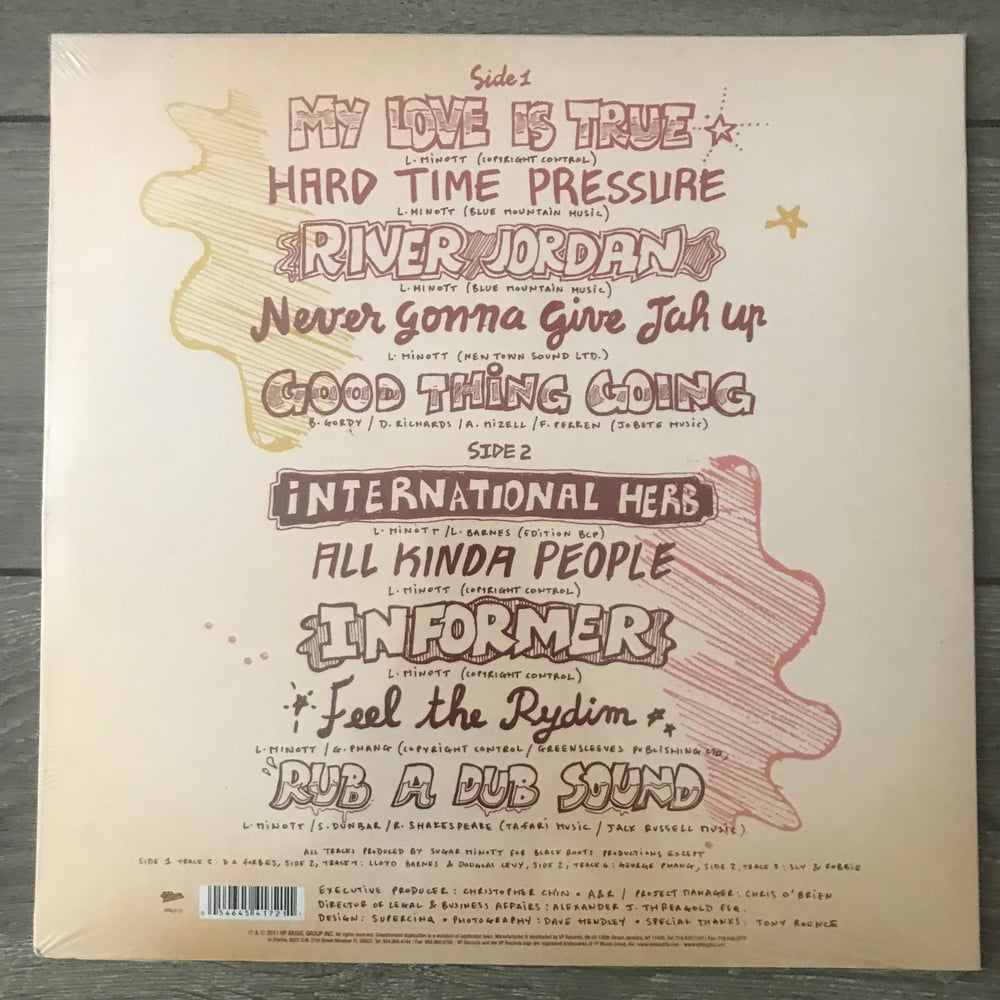 Image of Sugar Minott - Hard Time Pressure Vinyl LP