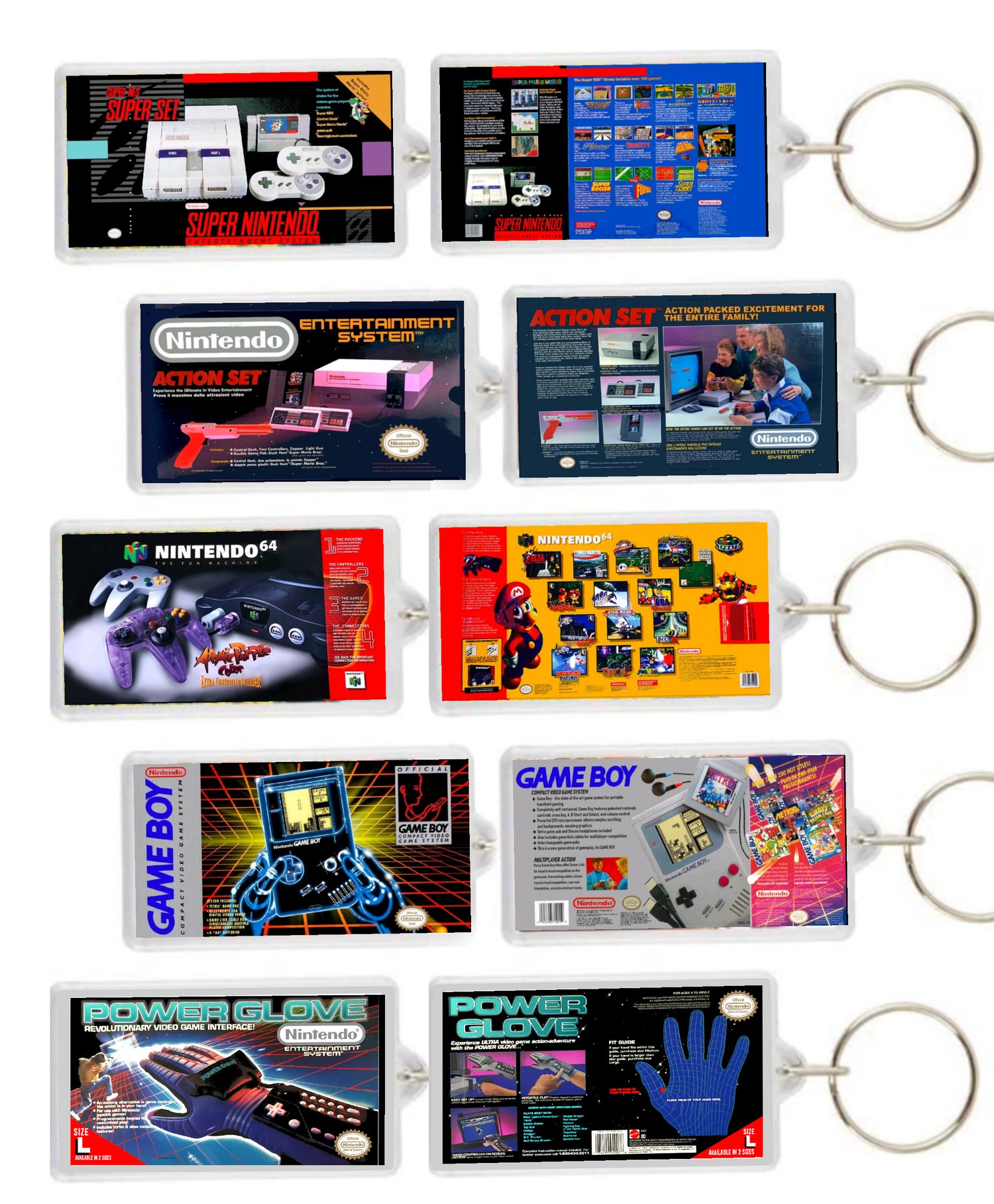 Retro Gaming Keychains The Gaming Zone