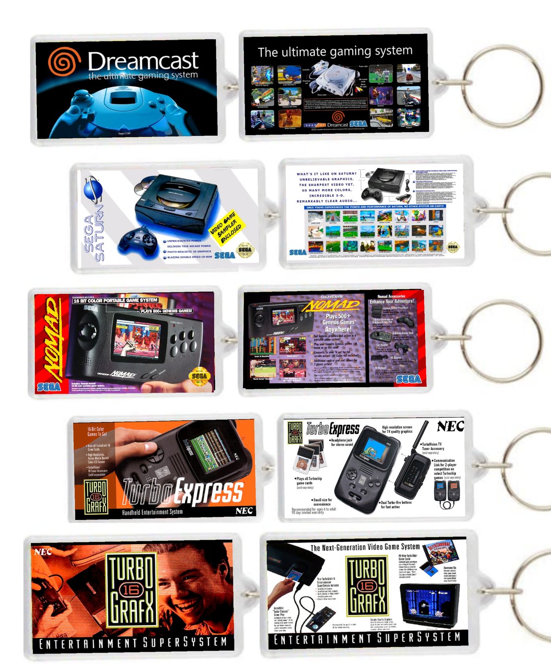 Retro Gaming Keychains The Gaming Zone