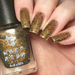 Image of MCKFRESH - All That Glitters – bronze, gold & copper flakies and shimmer in a clear base