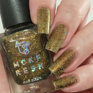Image of MCKFRESH - All That Glitters – bronze, gold & copper flakies and shimmer in a clear base
