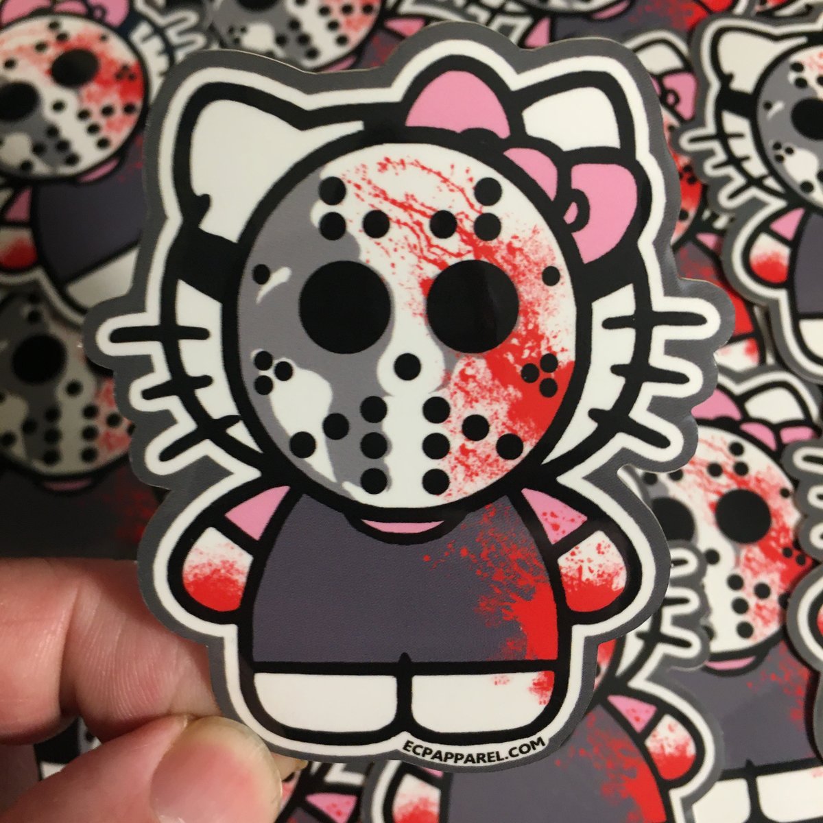 “Hello Killer”- Die-Cut Sticker