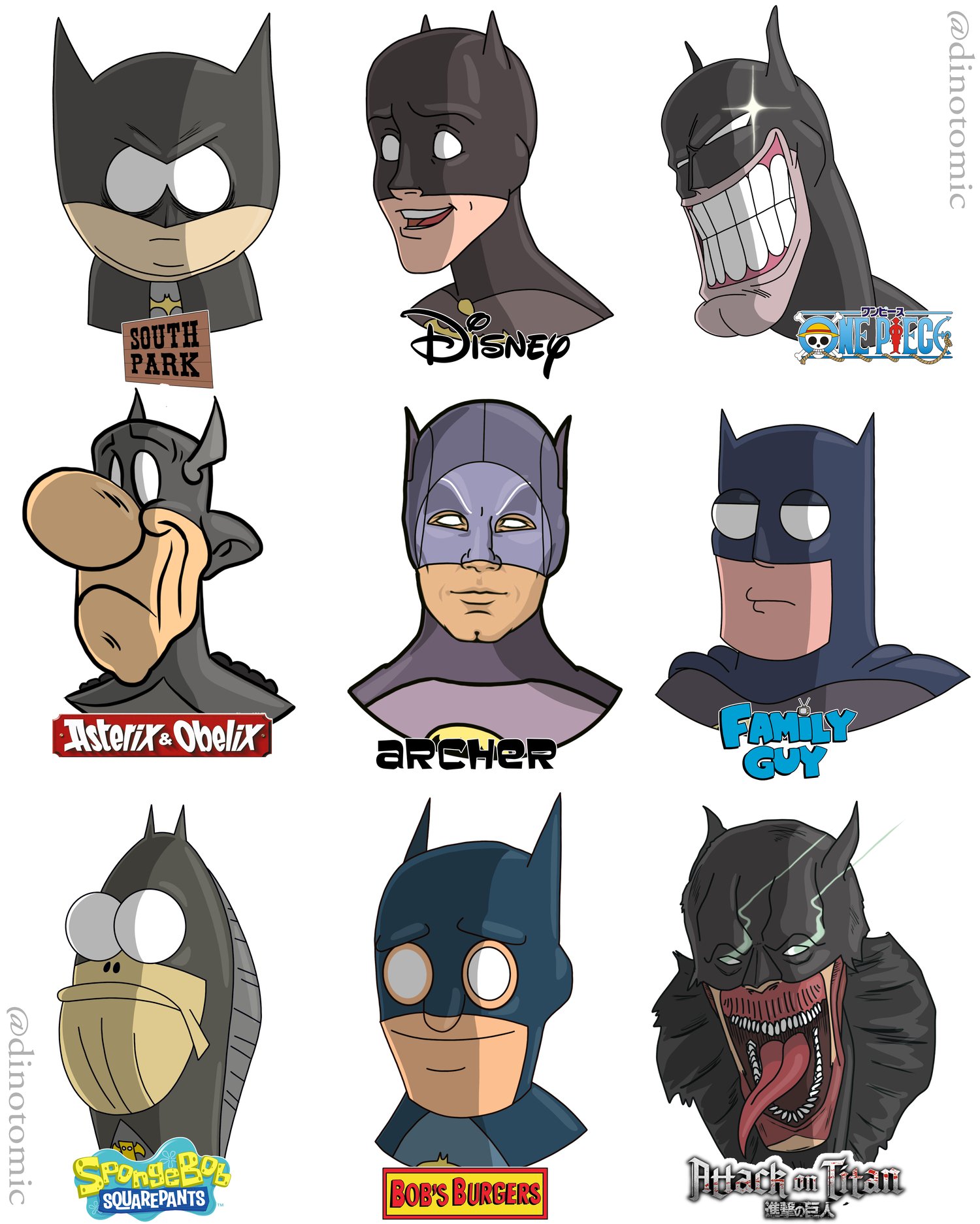 Image of #201 Batman VOL2 in many styles 