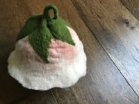 Image 1 of Felted Newborn flower hat 