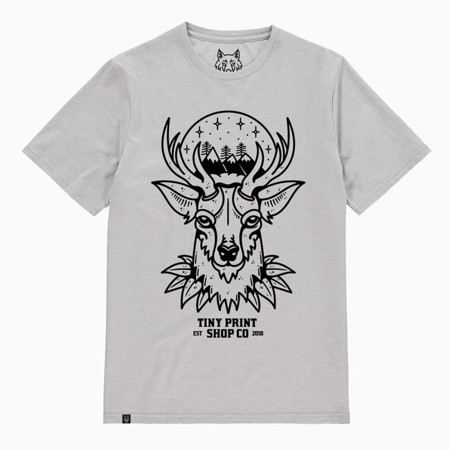 Wild Stag T-Shirt Organic Cotton