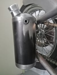 Image 2 of Tinworksinc Harley/Chopper/Bobber/Sportster/Vertical Oil Tank,4-1/2" 