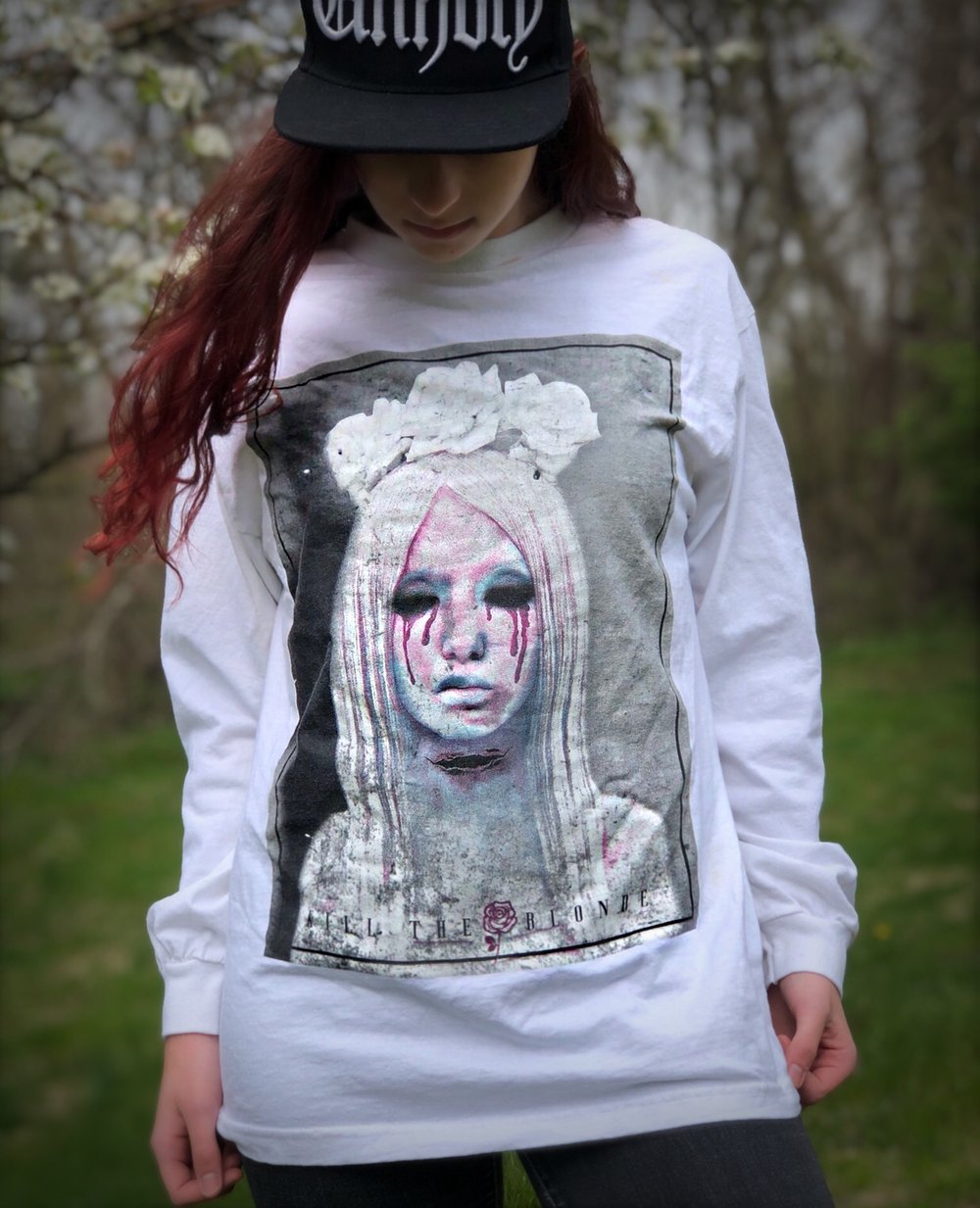 Image of “If only you knew” long sleeve white shirt