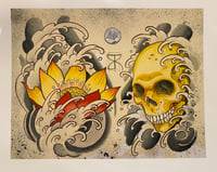 Image 1 of Skull Lotus and Water