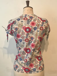 Image 3 of Spotty and floral handkerchief blouse