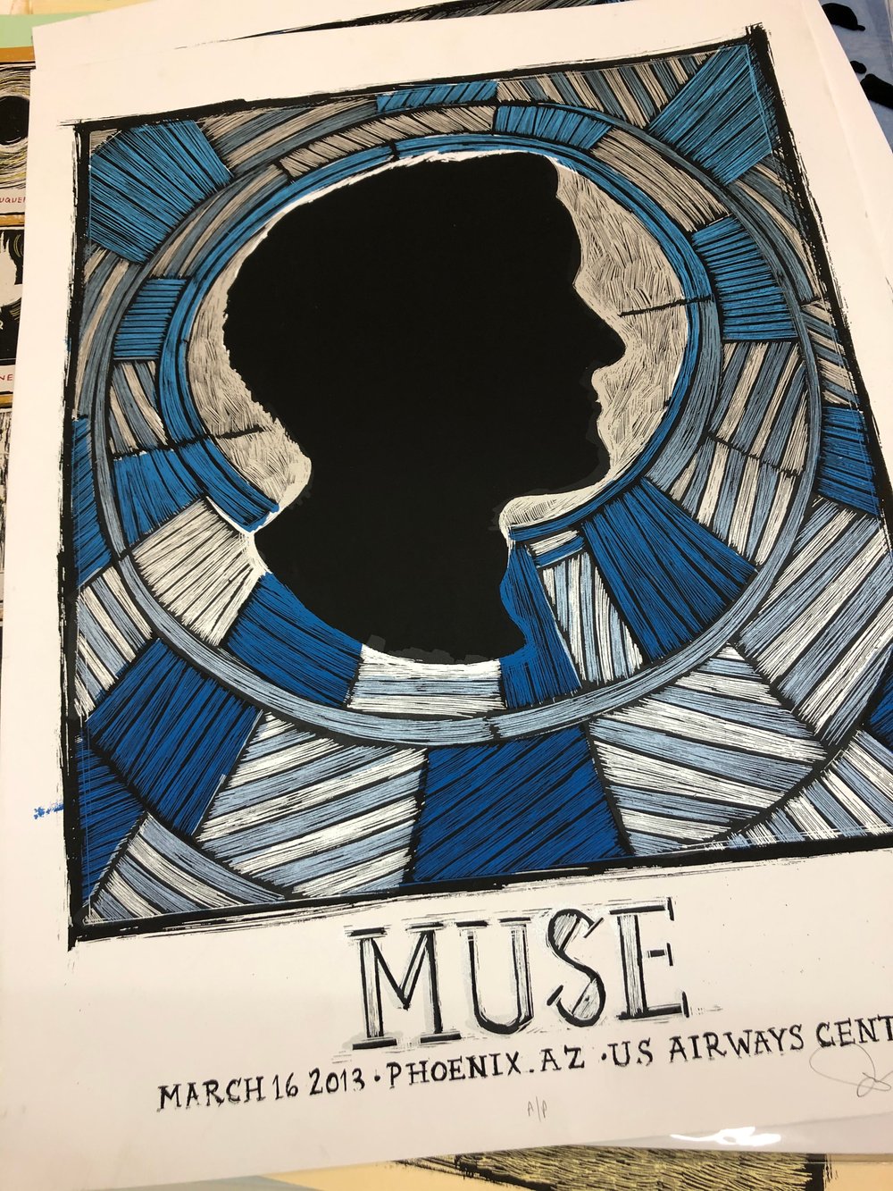 MUSE 2013 concert poster set