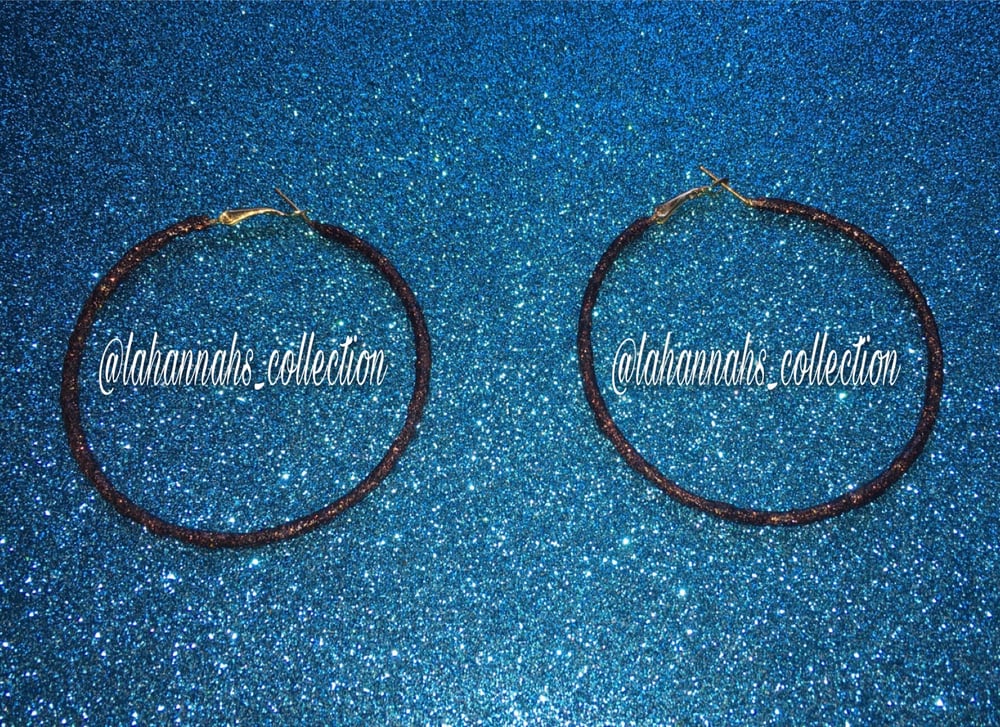 Image of Cocoa Shimmer Hoops