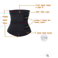 Image 2 of LATEX WAIST SNATCHER DOUBLE STRAP