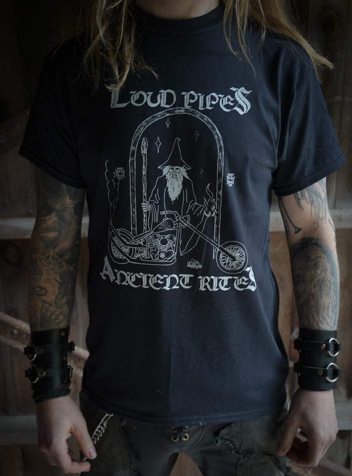 Image of Loud pipes ancient rites t-shirt