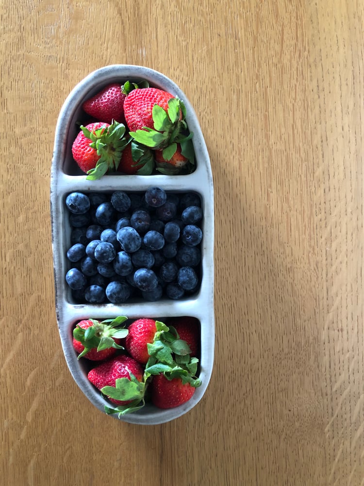 Image of Porcelain Serving Tray / White Shino