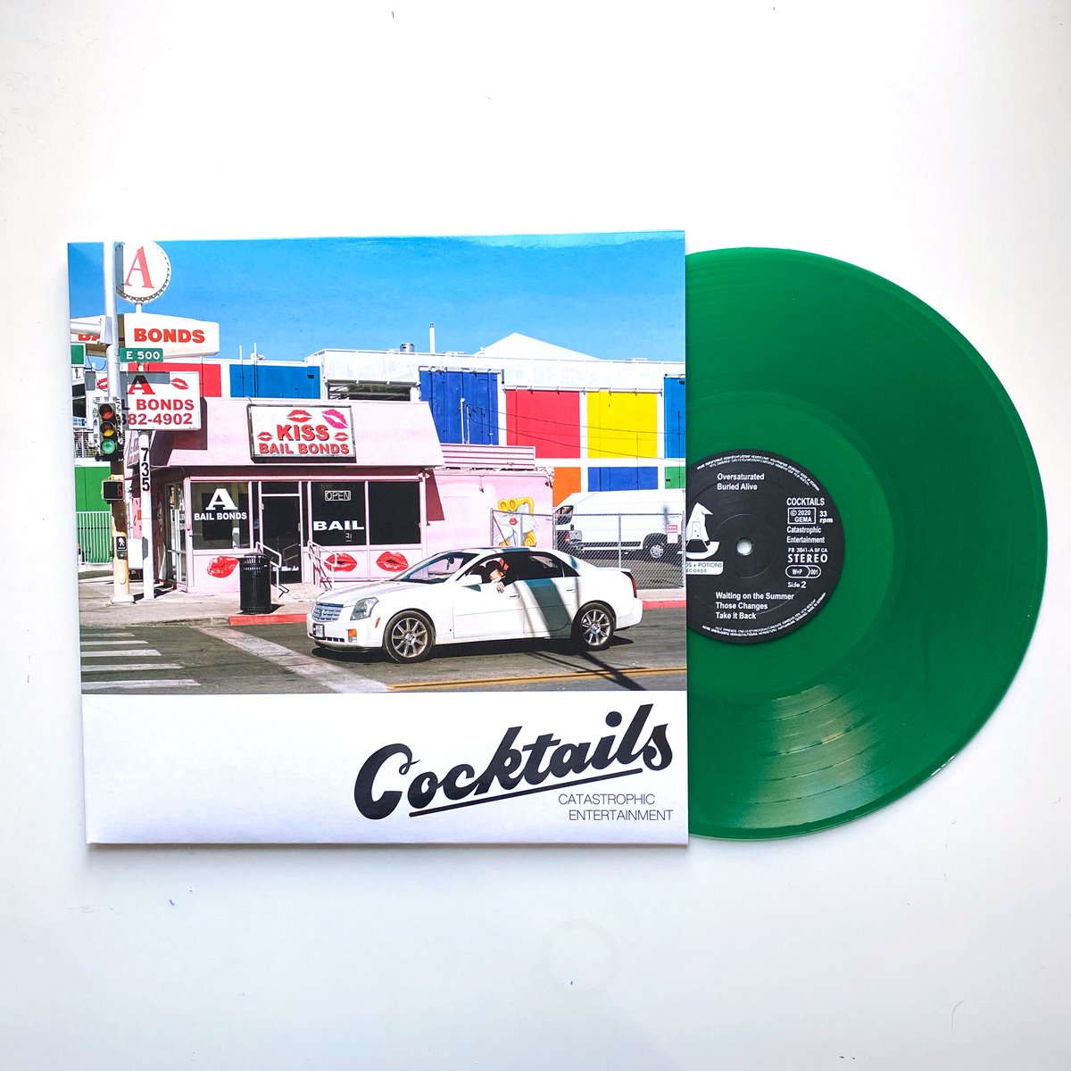 Cocktails - Catastrophic Entertainment LP - Limited GREEN vinyl
