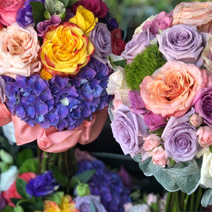 Tea Rose Garden Signature Topiary Image 2