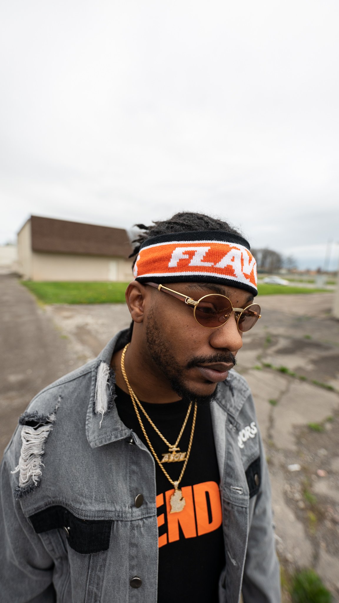 Image of Orange FLAVORS Headband