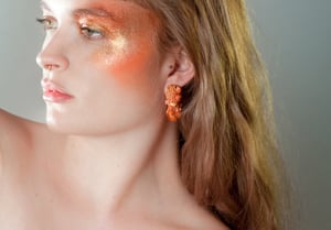 Image of CELESTIAL STUD EARRINGS - Desert