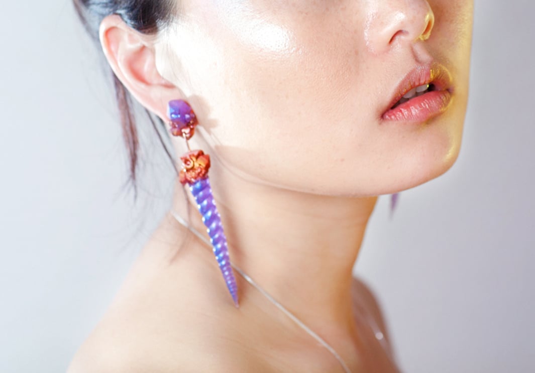 narwhal earrings