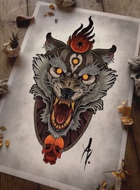 The wolf.  42 x 27