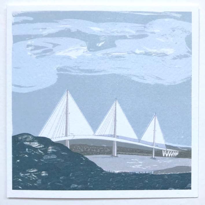 Image of Square Greetings cards ~ Edinburgh selection 03
