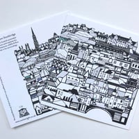Image 4 of Square Greetings cards ~ Edinburgh selection 03