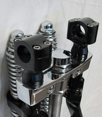 Image 4 of Tinworksinc 1" Handlebar Riser For DNA Or Custom Harley Springer/Bobber/Chopper