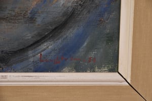 Image of Mid-Century Swedish Painting, ‘Pears.’