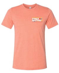 Family Matters Small Logo Orange T-Shirt