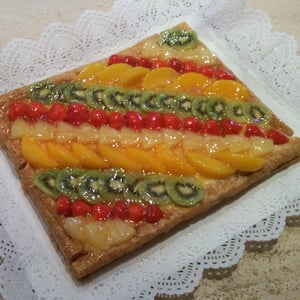 Image of BANDES DE PASTA DE FULL (fruita)