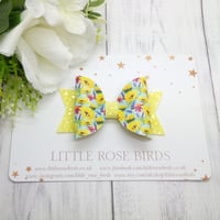 Image 2 of Yellow Sunflower Bow - Choice of Headband or Clip