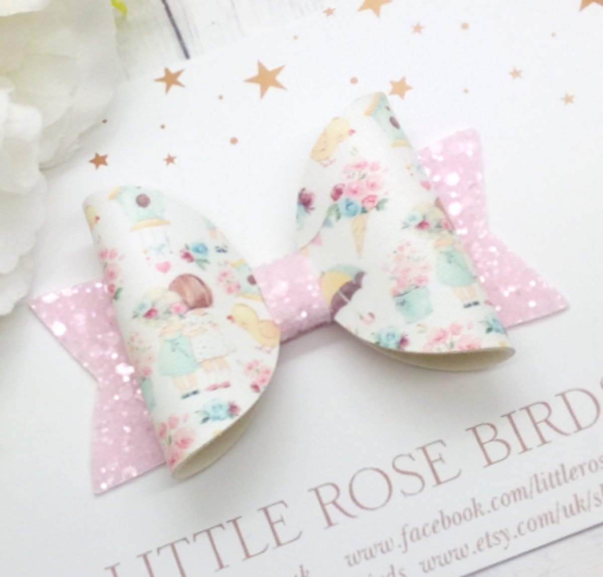 Image of Best Friends Bow - Choice of Headband or Clip