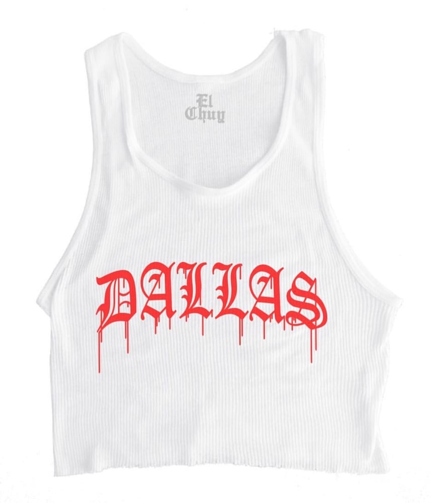 Image of DALLAS DRIP TANK TOP