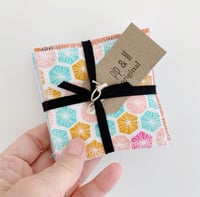 Image 5 of Geometric Reusable Facewipes 7 pack