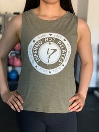 IHP Army Green Muscle T