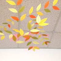 Image 2 of Sunflower | Stylized Leaf Mobile