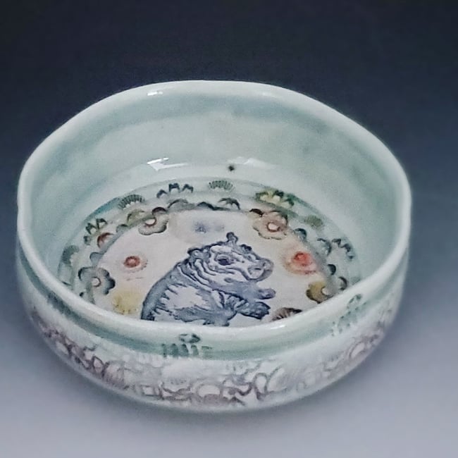 Roly Poly Baby Hippo Dish