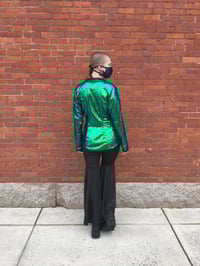 Image 4 of *PREORDER* Green Sequin Blazer
