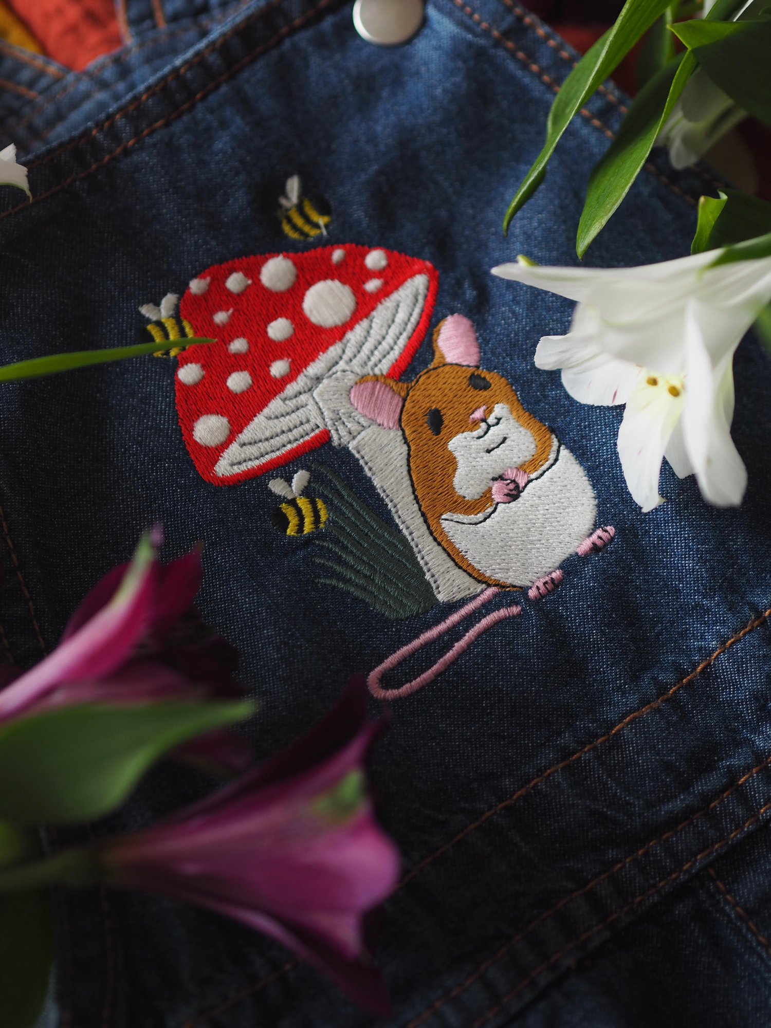 Image of Denim Dungaree's - Any Design Available