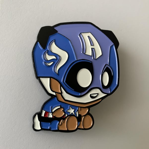Image of Captain Panda Pin