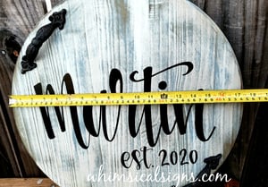 Image of Custom Name Tray