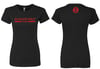 Women's Black/Red Bunkerboiz Tee