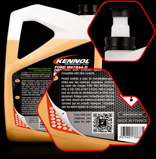 COOLANT TYPE G13 -30°C  KENNOL - Performance Fluid