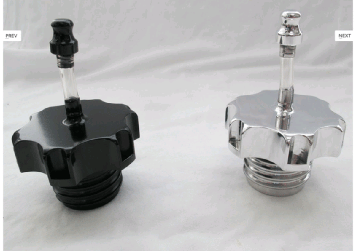 Tinworksinc Moto Gas Cap Vented Harley Davidson/Sportster/Dyna/Chopper