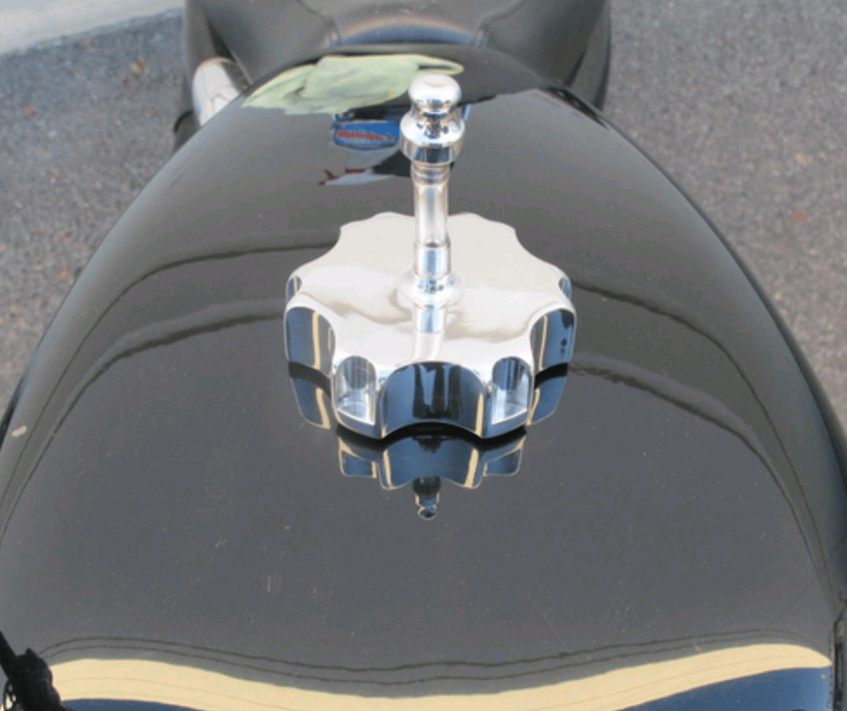 Tinworksinc Moto Gas Cap Vented Harley Davidson/Sportster/Dyna/Chopper/Bobber Tinworksinc