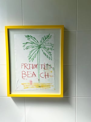 Image of Private Beach Monoprint 