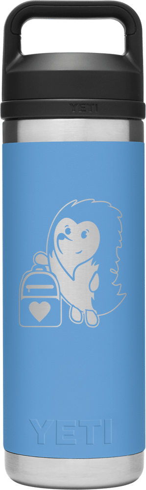 Image of Carrying Hope - 18 oz. Yeti Rambler Chug Water Bottle