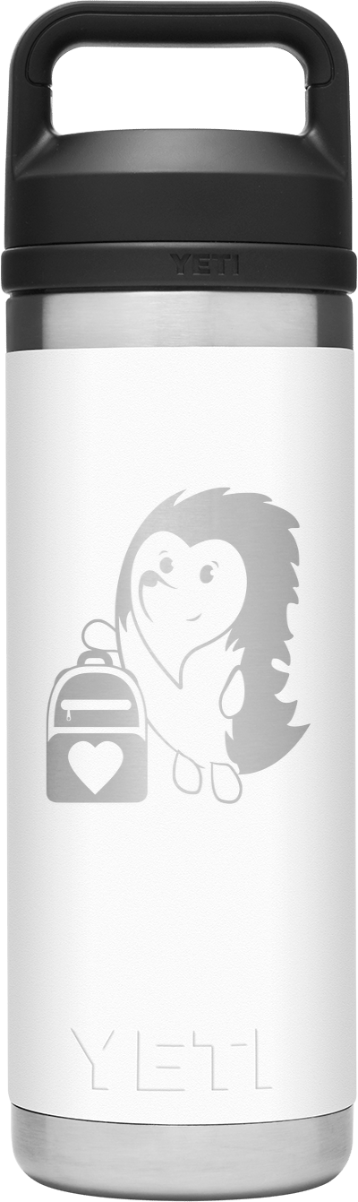 Image of Carrying Hope - 18 oz. Yeti Rambler Chug Water Bottle