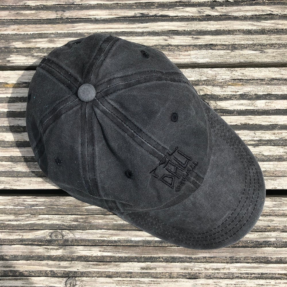 WASHED COTTON CAP - BLACK