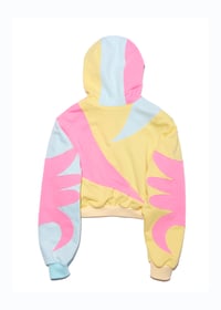 Image 2 of COTTON CANDY ZIP UP HOOD